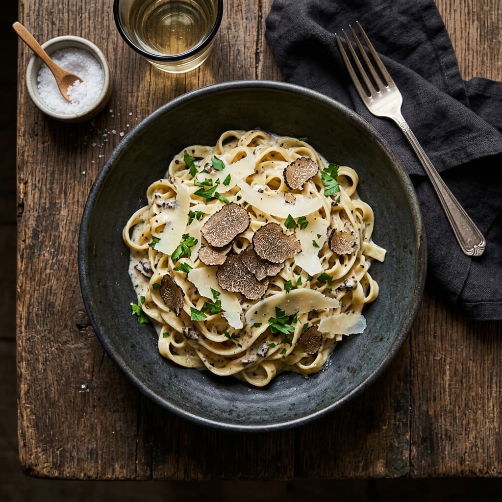 Truffle tagliatelle